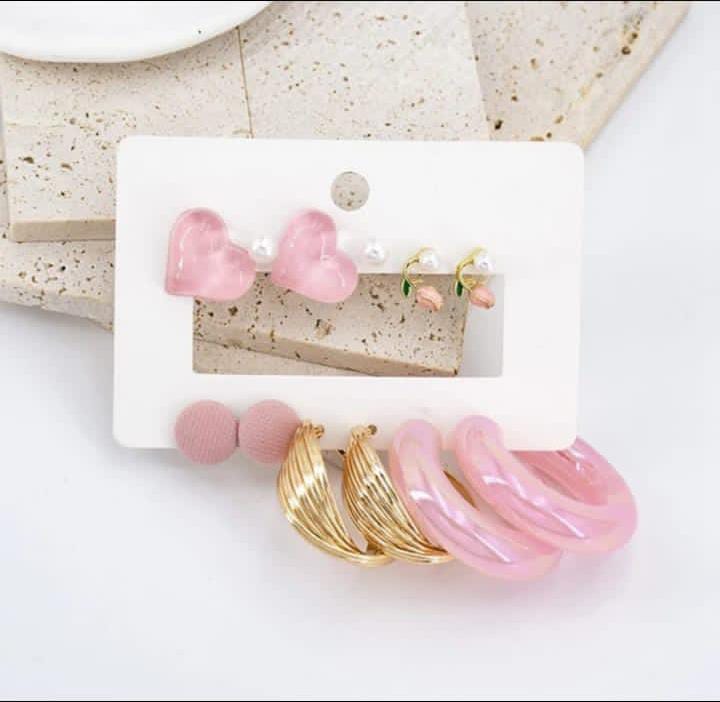 ACCESORIOS COREANOS DE TENDENCIA - PACK DE 04 - "INFINITAS COMBINACIONES"